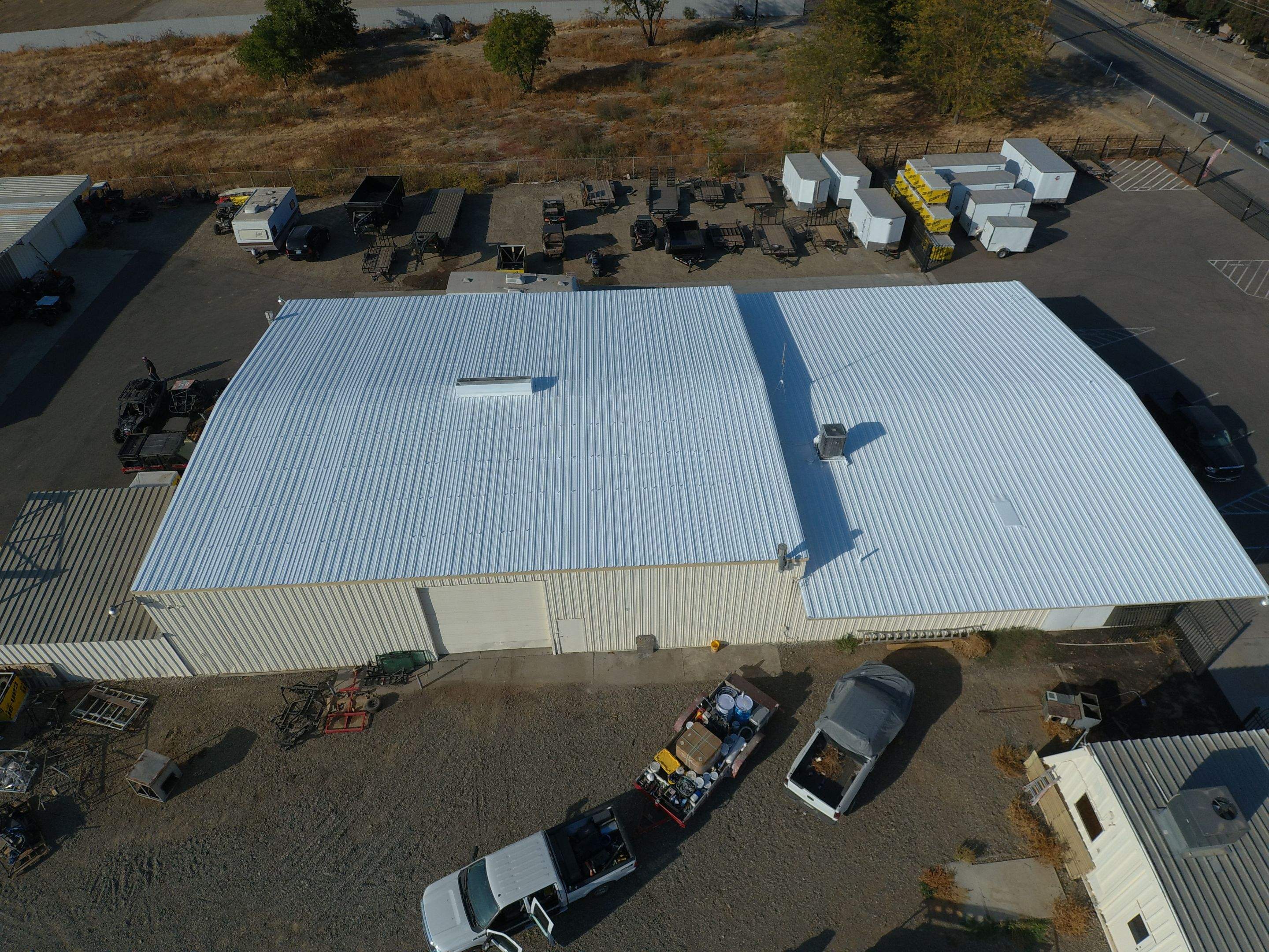 Metal Restoration Roofing system with Benchmark/PUMA XL 20 yr warranty by Straight Edge Roofing Inc