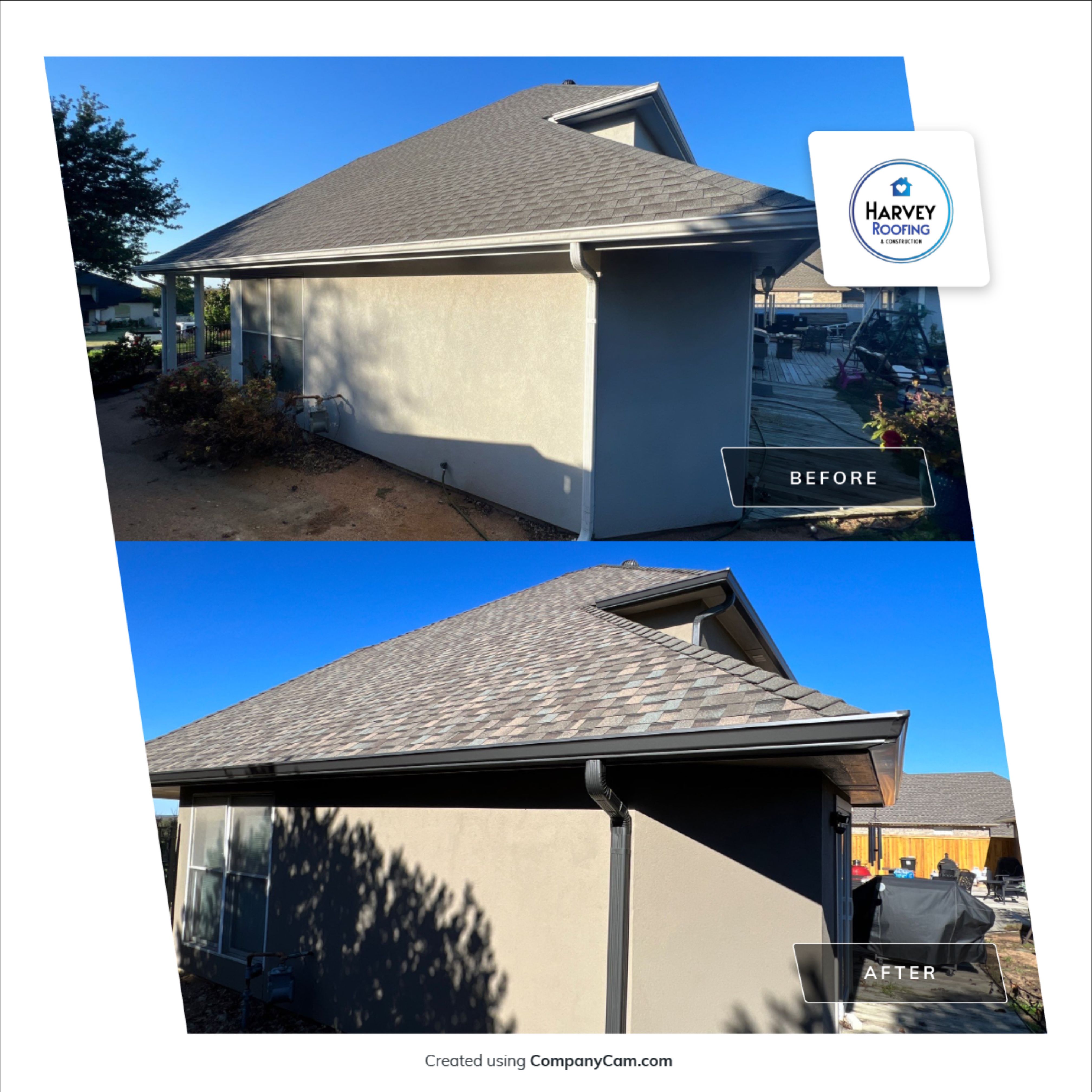 Residential Roofing Installation using ATLAS StormMaster Shake by Harvey Roofing & Construction