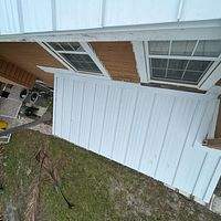 .032 Aluminum 1.5" Mechanical Seam Regal White  by Total Roofing System The Metal Roof Experts