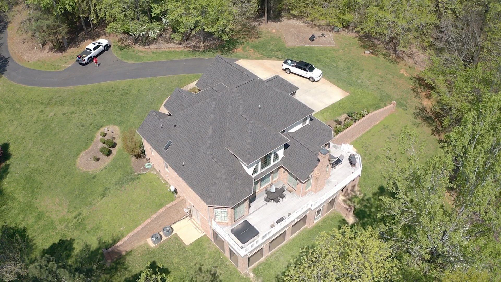 Full Roof Replacement using GAF HDZ Appalachain Sky by Just In Time Roofing and Restoration