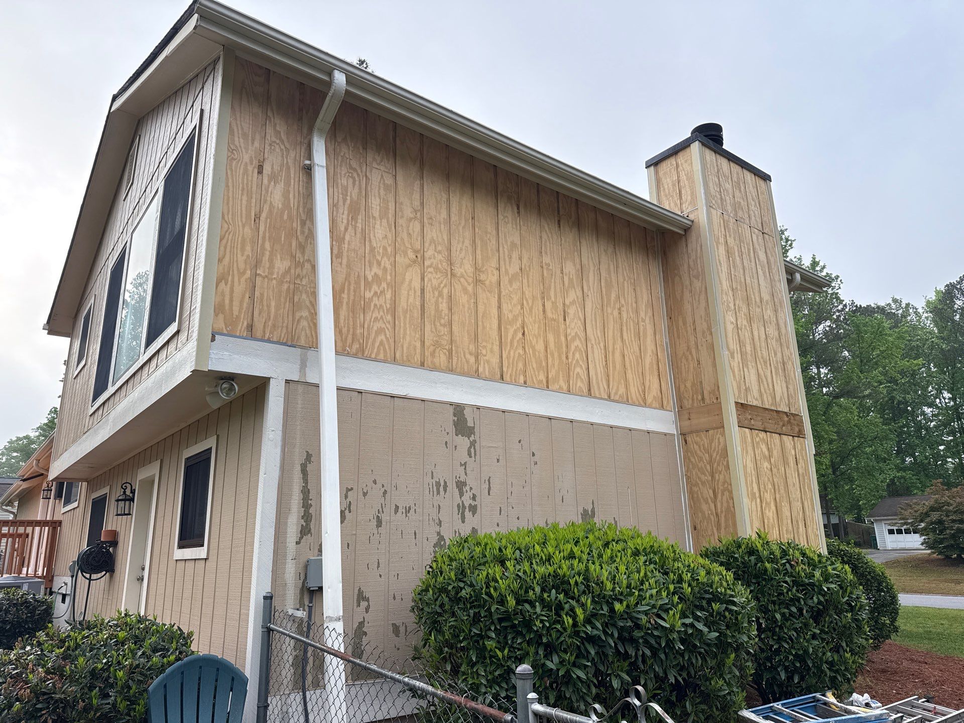 Marietta, GA Rotten Wood Replacement, Exterior Paint, and Deck Stain  by Nelson Exteriors 