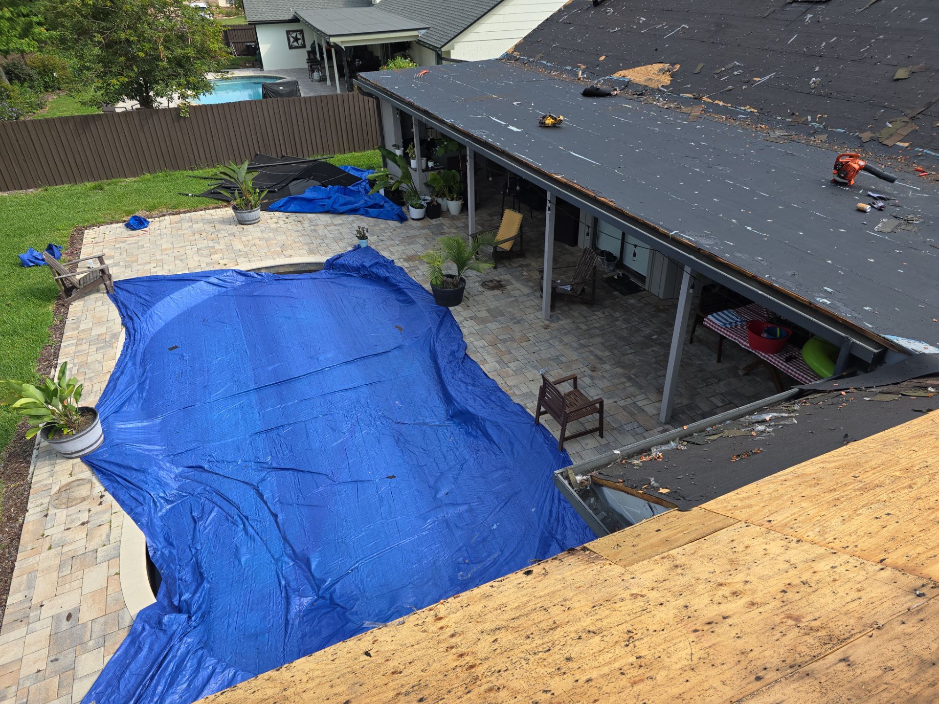 Asphalt Architectural Shingle Roof Replacement and Solar Integration in Longwood by Fortified Roofing Solutions Corp.