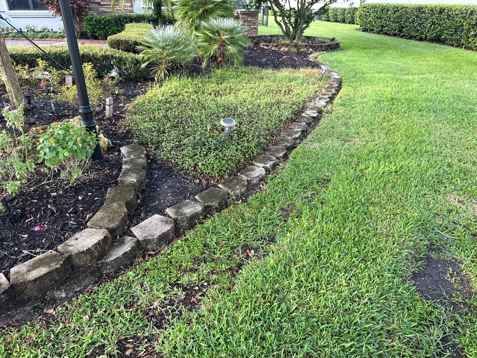 Tile Roof, Paver Pool Deck & Flowerbed Curbing Cleaning | Winding River Bradenton, FL Transformation by Sunshine AquaWash