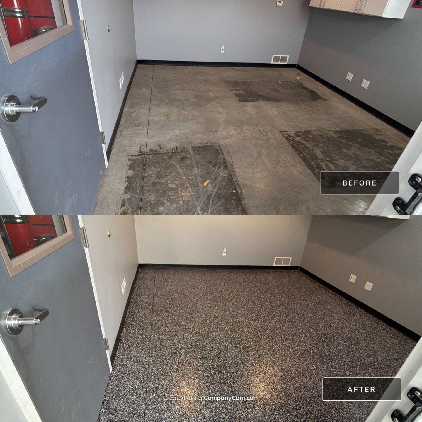 Indianola Garage Transformation by Revival Concrete Coatings