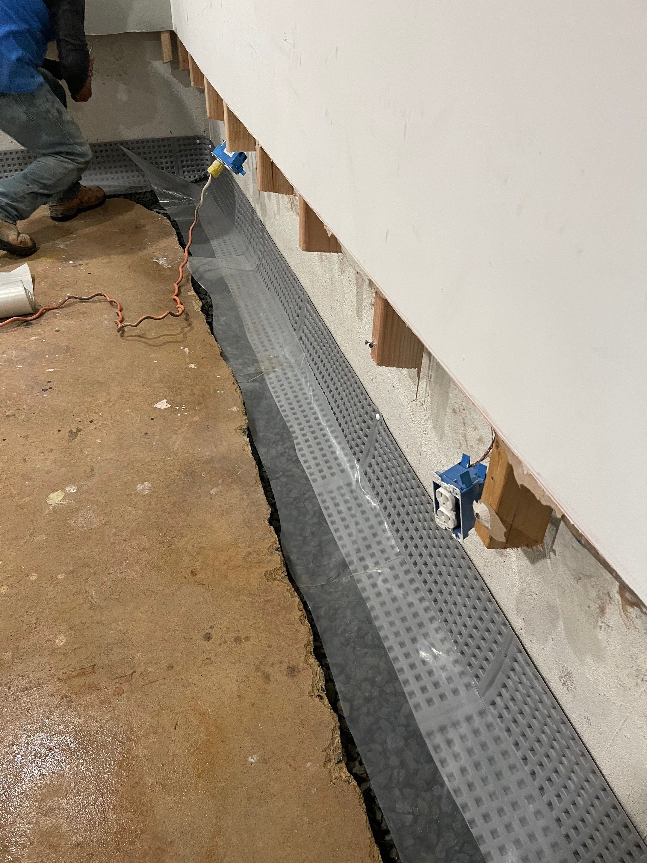 Interior French Drain in Somerset, NJ by Pure Service Pro, LLC 