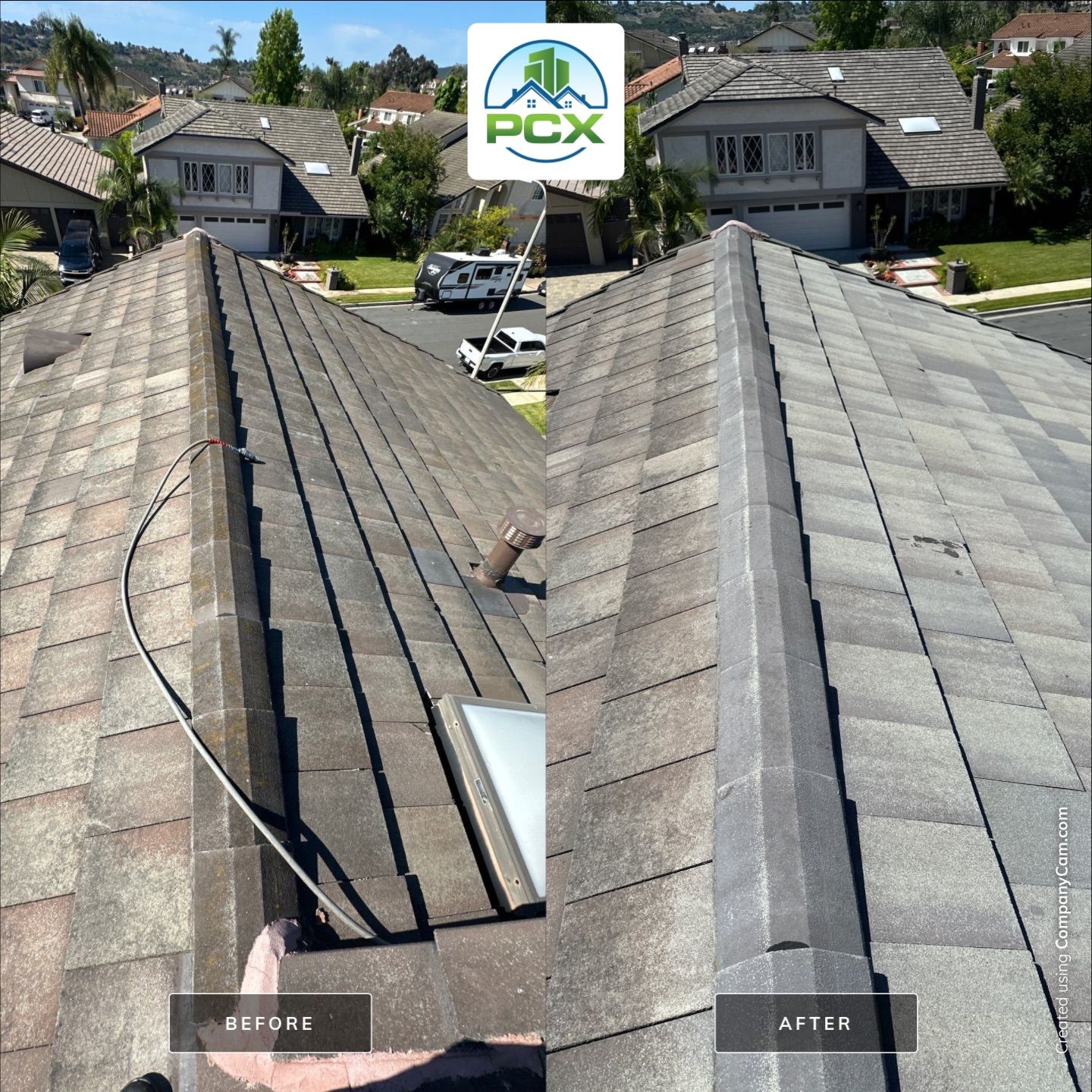 Lake Forest Pressure Washing on Roof by Property Cleaning Experts