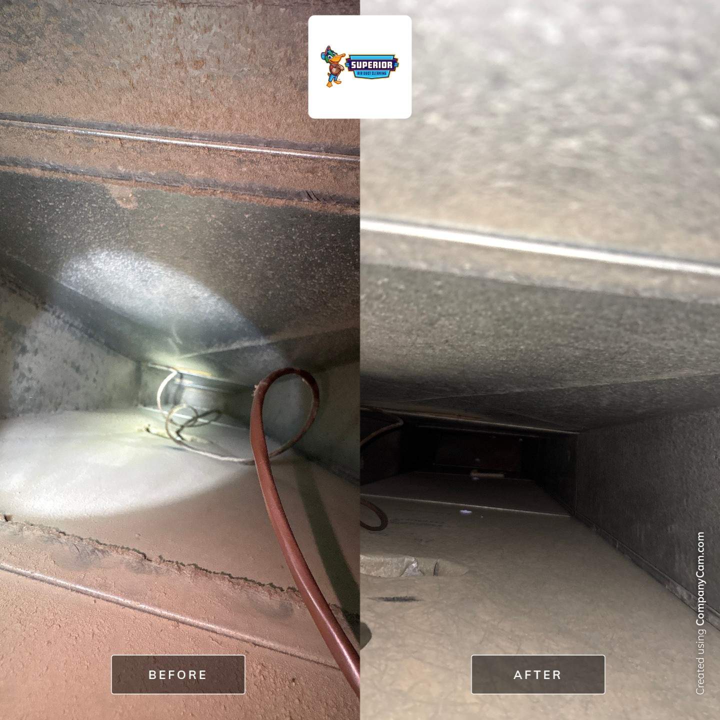 Air Duct Cleaning With a Vacuum Truck in Boardman, OH by Superior Air Duct Cleaning