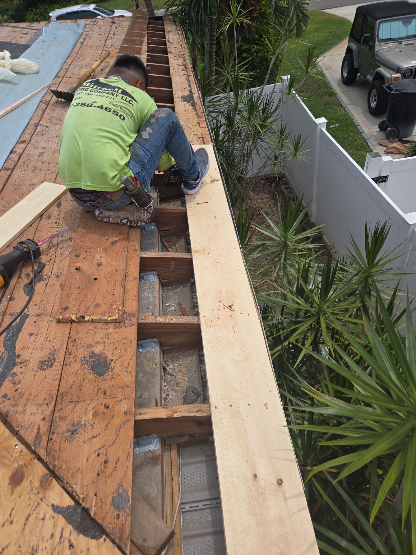Project in St. Petersburg 33713 by Mitchell Roofing Company LLC 