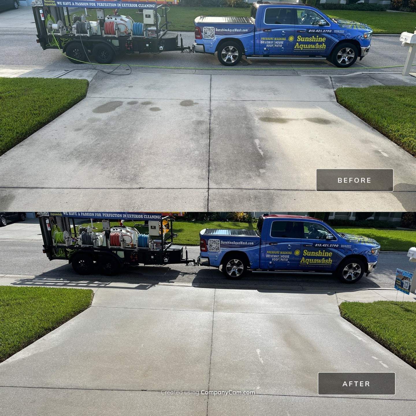 🏡 Pre-Sale House & Driveway Cleaning – Arbor Creek, Palmetto, FL by Sunshine AquaWash