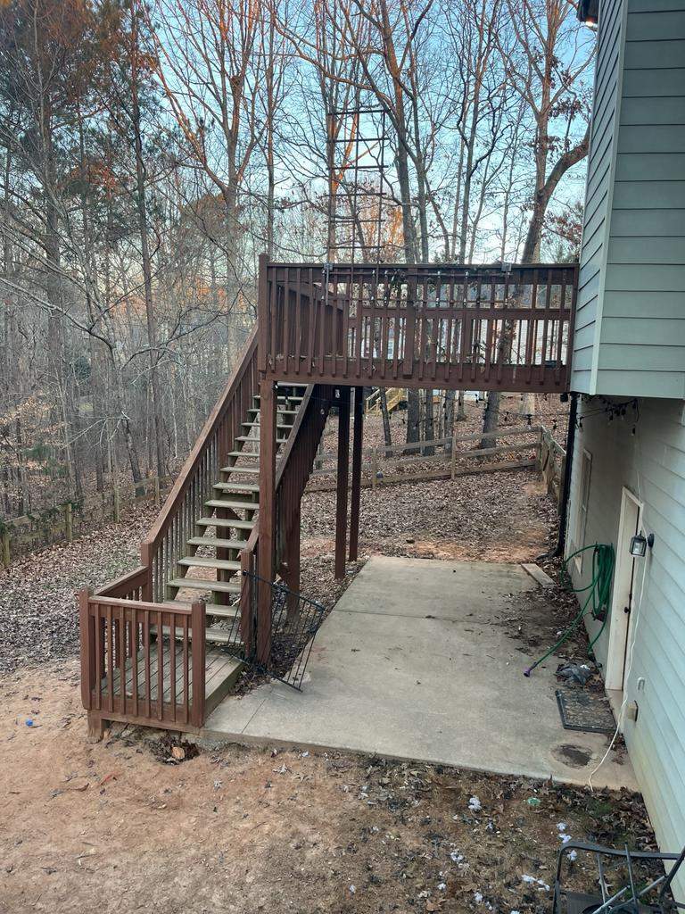 Deck Build using Pressure Treated Pine in Canton, GA by Nelson Exteriors