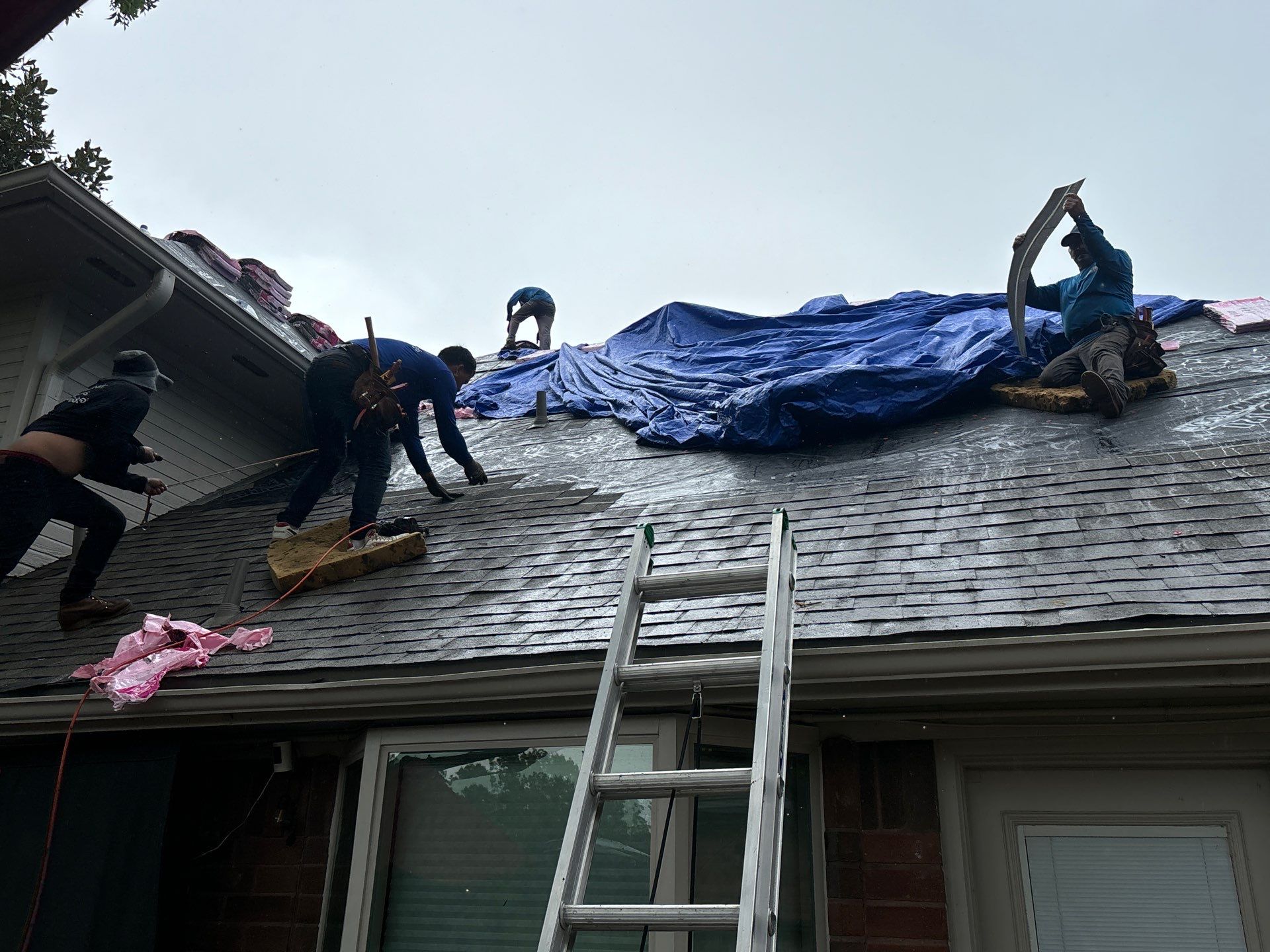 Residential Roofing Installation using Owen's Corning Duration (Lifetime) Shingles by Roof Repair Company