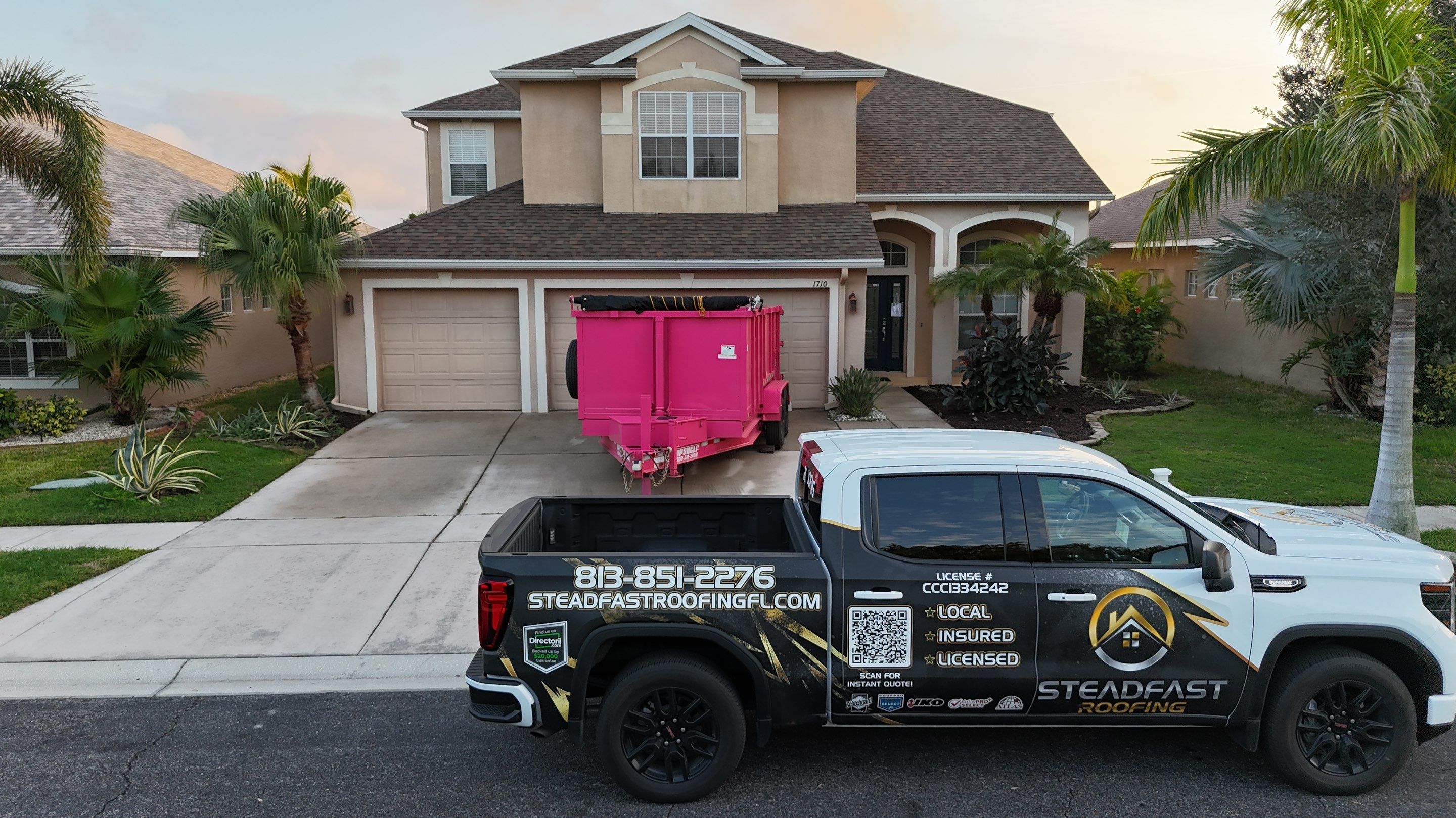 Roof Replacement in Ruskin, FL by Steadfast Roofing 