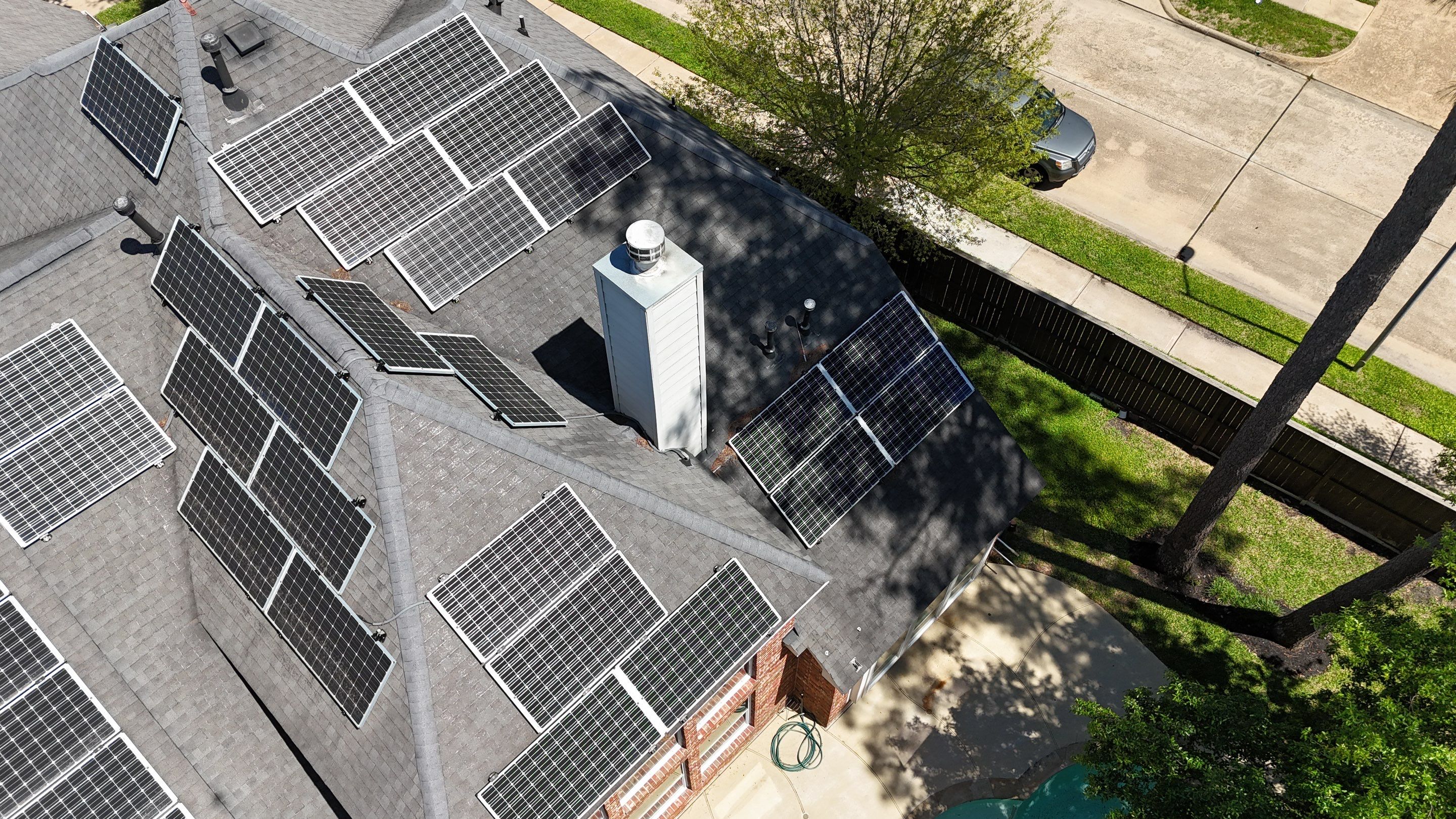 Residential Roofing Installation using Architectural Shingles by Core Four Roofing