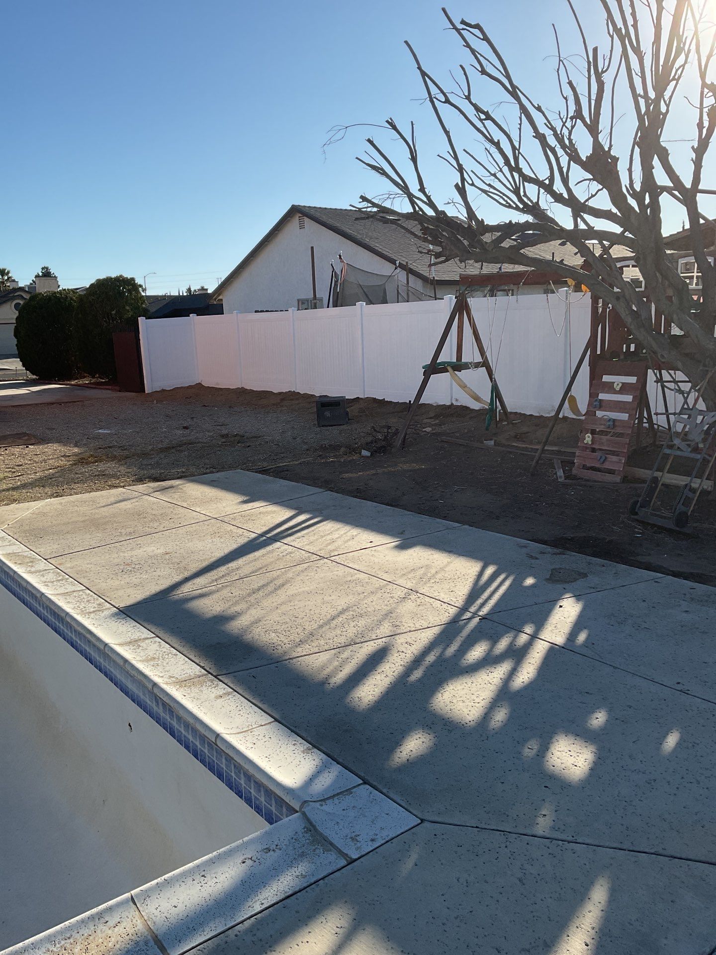 Fence Installation using Vinyl by Fence Guys Inc.