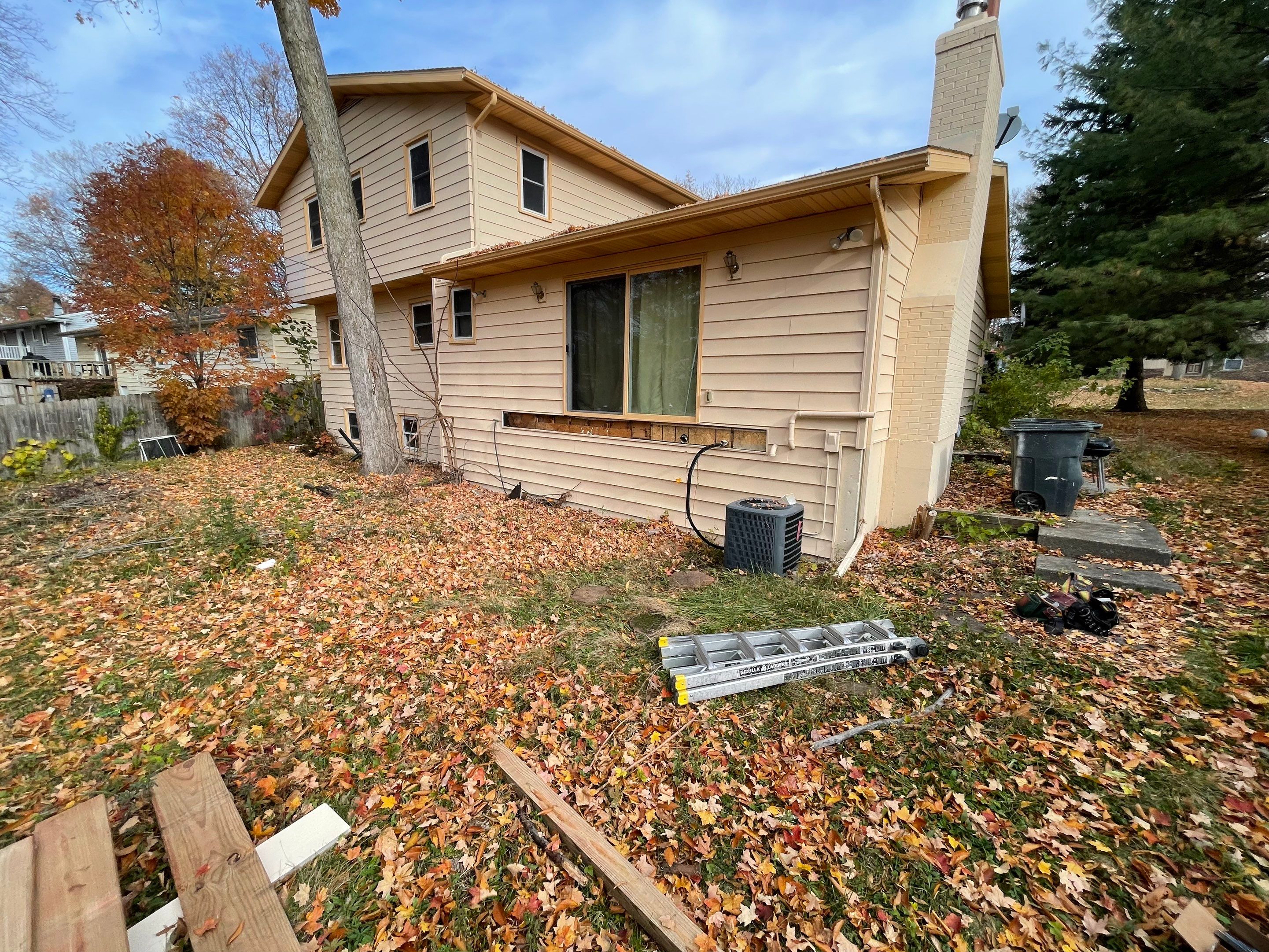 Deck Installation using Treated Lumber by Avalon Roofing and Exteriors