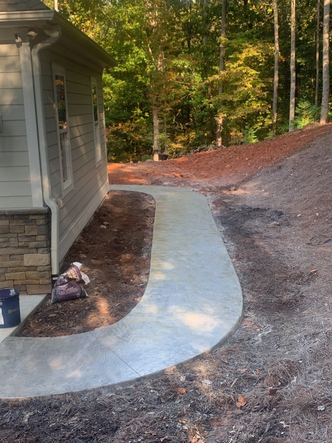 Stamped Concrete Patio by Xtreme Concrete Services