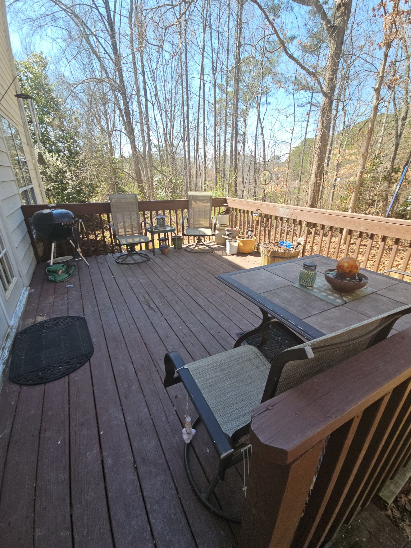 Siding and Rotten Wood Replacement, Deck Stain, and Exterior Painting in Kennesaw, GA by Nelson Exteriors