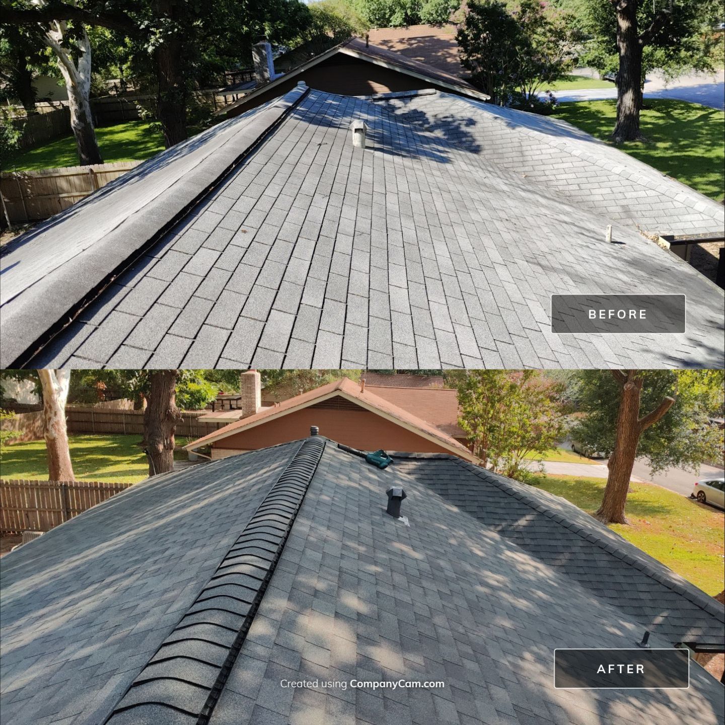 Residential Roofing Installation using Owens Corning Oakridge Estate Grey by DeZign Roofing & Exteriors