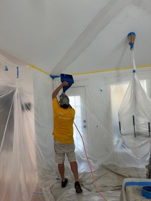 Interior Kitchen Painting & Drywall Texturing – Longview, Texas