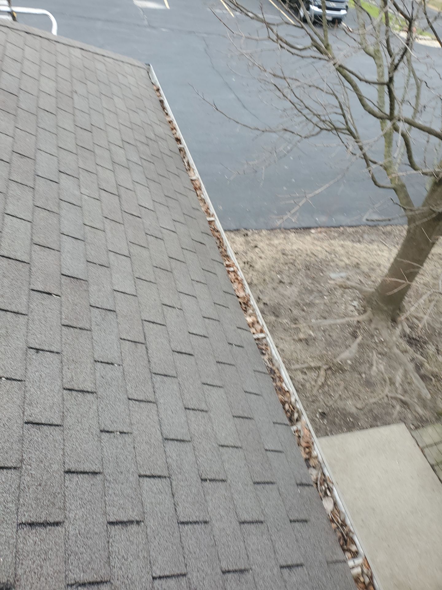 HOA gutter cleaning before