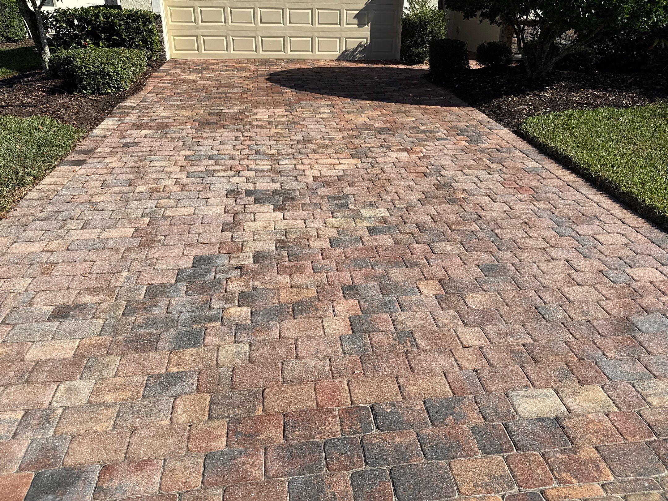 Barrel Tile Roof Cleaning & Paver Driveway Cleaning in River Strand at Heritage Harbour | Bradenton, FL by Sunshine AquaWash