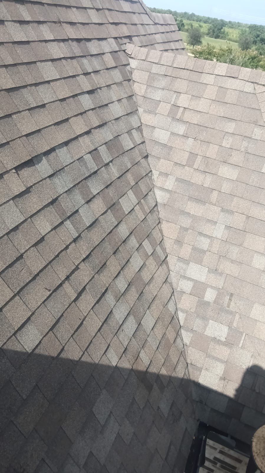 Hail Damage using Owen's Corning Duration (Lifetime) Shingles by Roof Repair Company