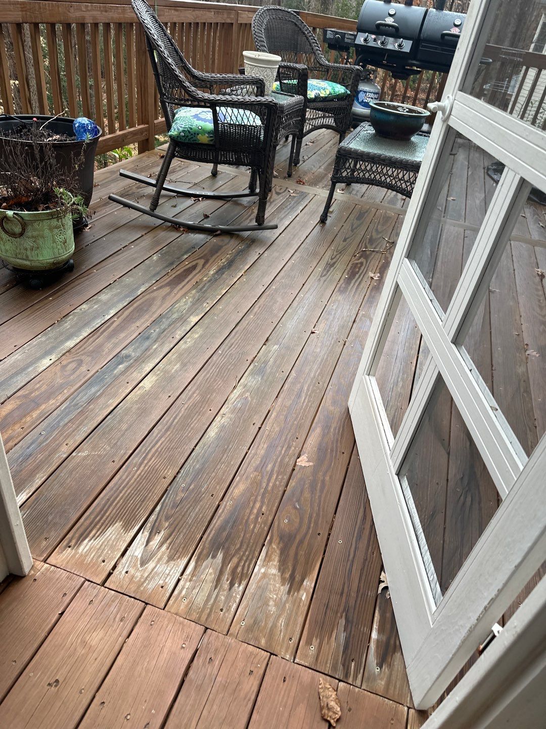 Multi level Deck coated with Wood Sealant by DuraSeal