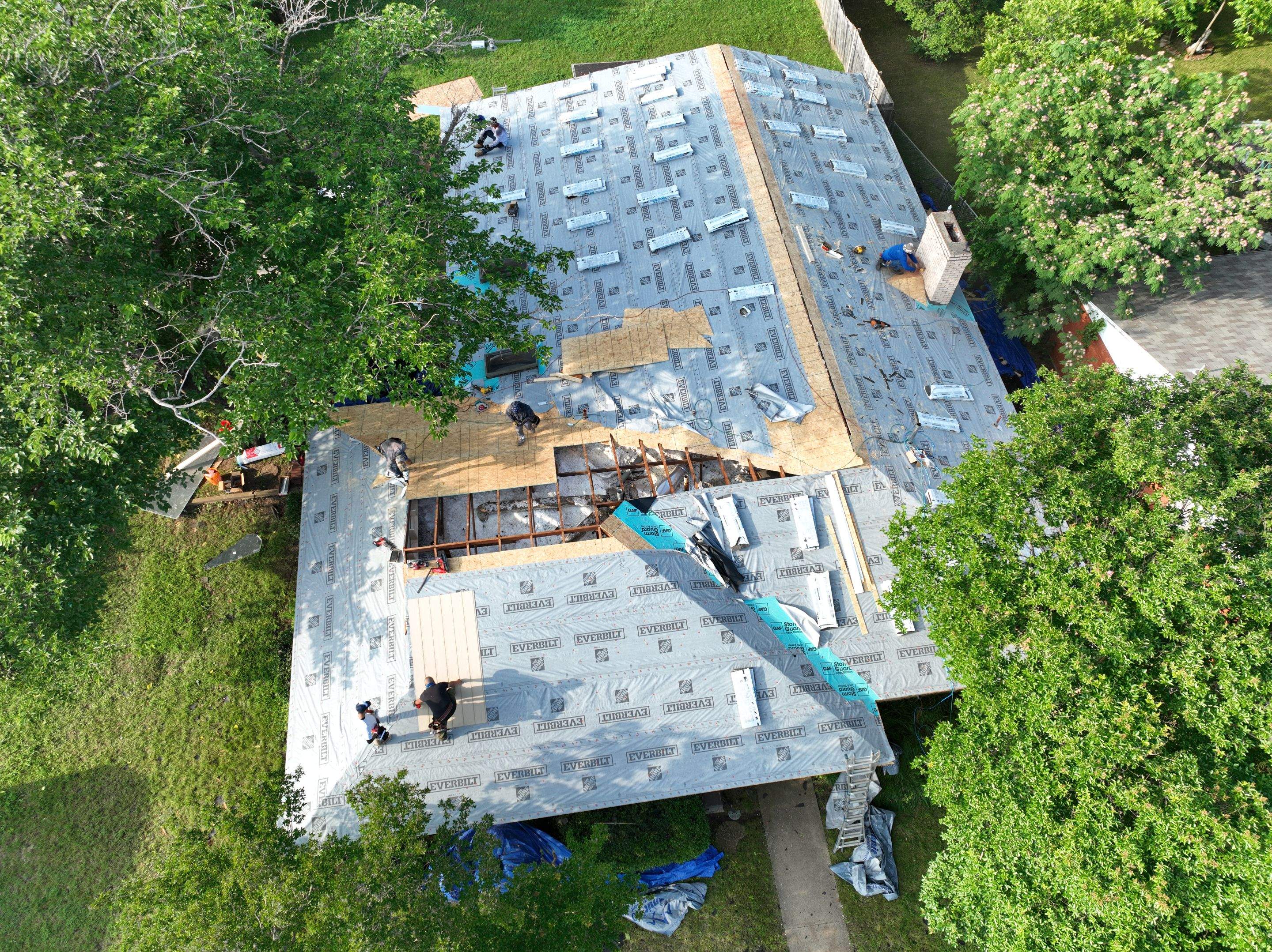Residential Roofing Installation using IKO Dynasty Class 3 Shingles by Becker Roofing and Exteriors