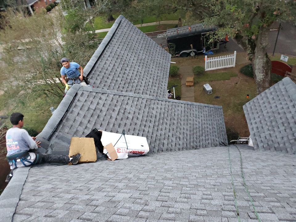 Residential Roofing Installation using Roof Replacement by American Roofing & Construction LLC