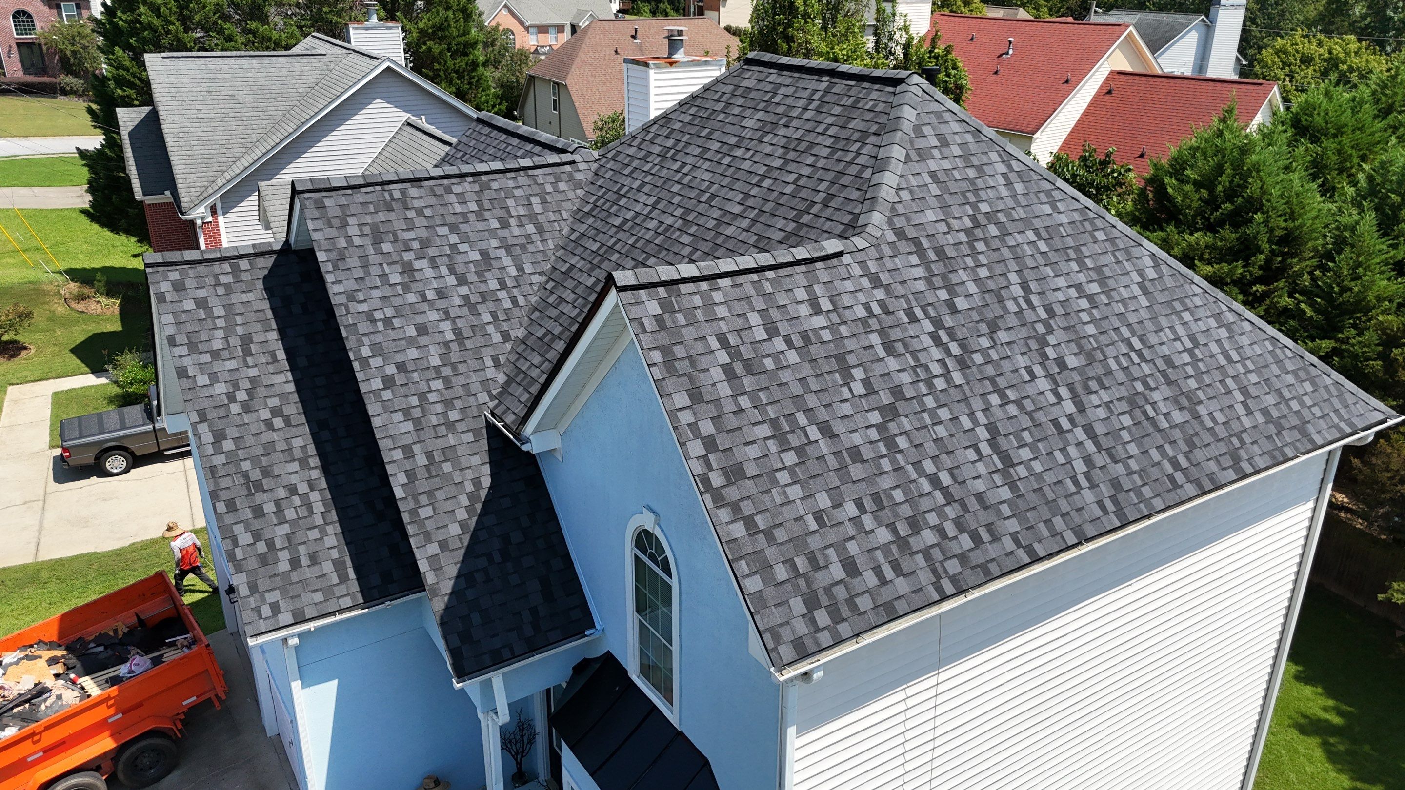 Mabelton, GA Roof Replacement CertainTeed Landmark Pro Moire Black by Reset Roofing