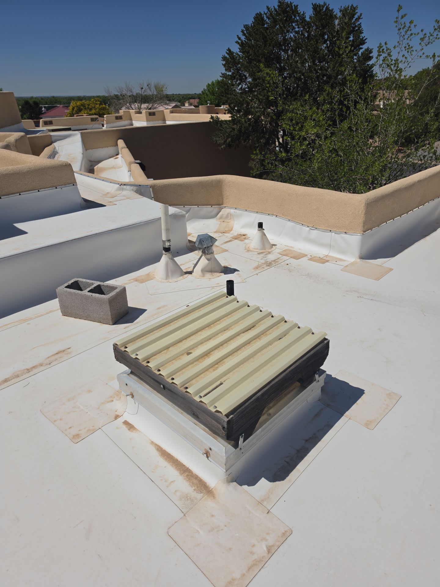 Low-e Glass Skylight Installation in Rio Rancho by Doyle Roof Masters Inc