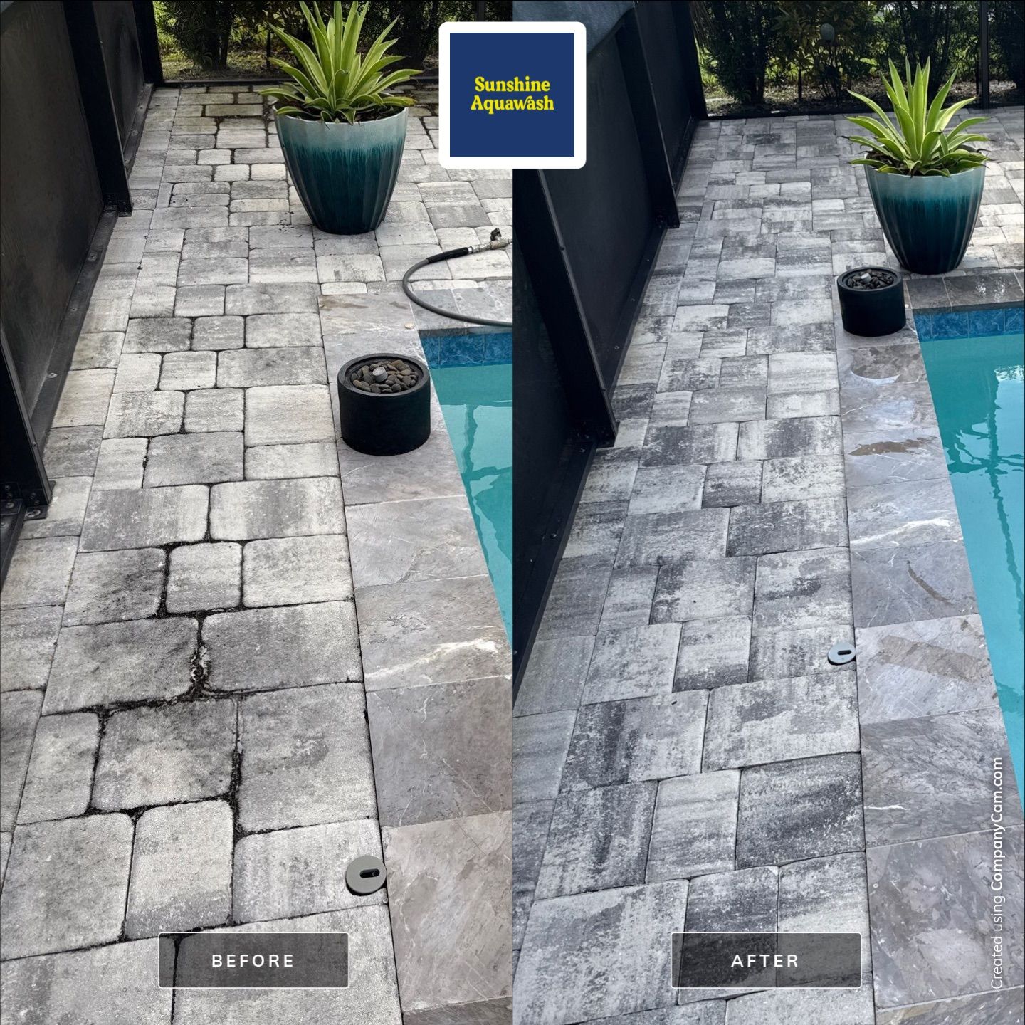 Paver Pool Deck & Screen Enclosure Cleaning – North River Ranch, Parrish, FL by Sunshine AquaWash