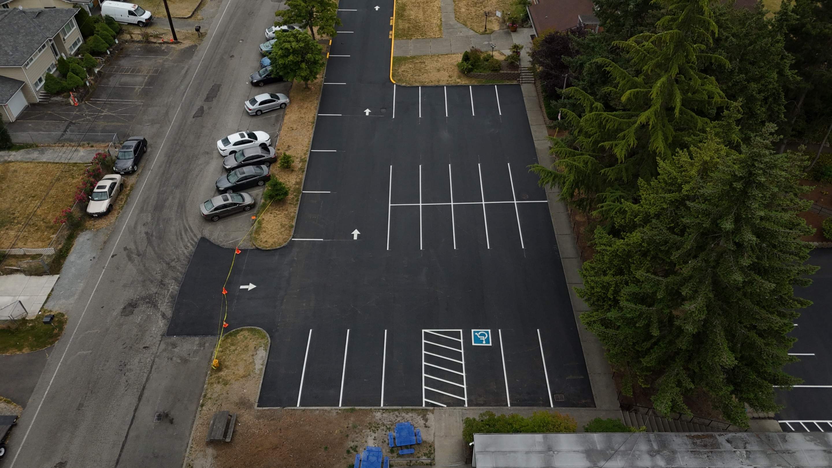 Sealcoat Parking Lot Renovation by Jireh Asphalt & Concrete Inc 
