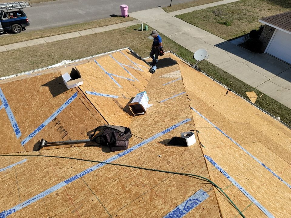 Residential Roofing Installation using Roof Replacement by American Roofing & Construction LLC