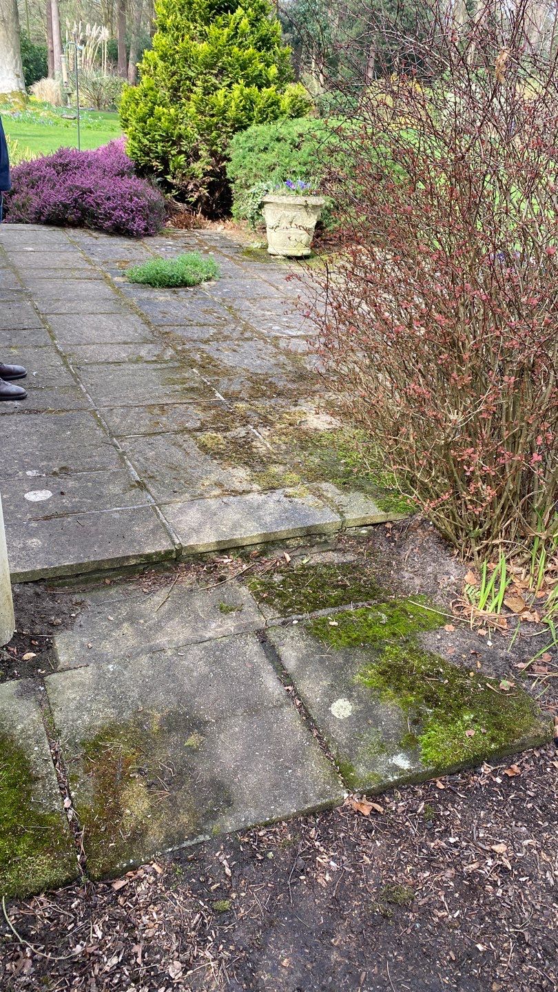 Patio Area Spring Clean using honda 21 ltr/min by Ges Exterior Cleaning ltd