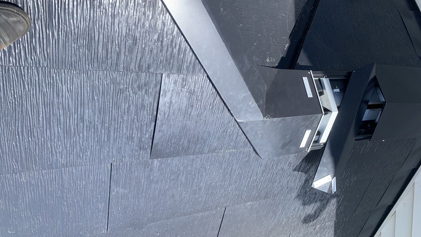 Tesla Solar Roof using Tesla Solar Roof V3 tiles by American Home Contractors