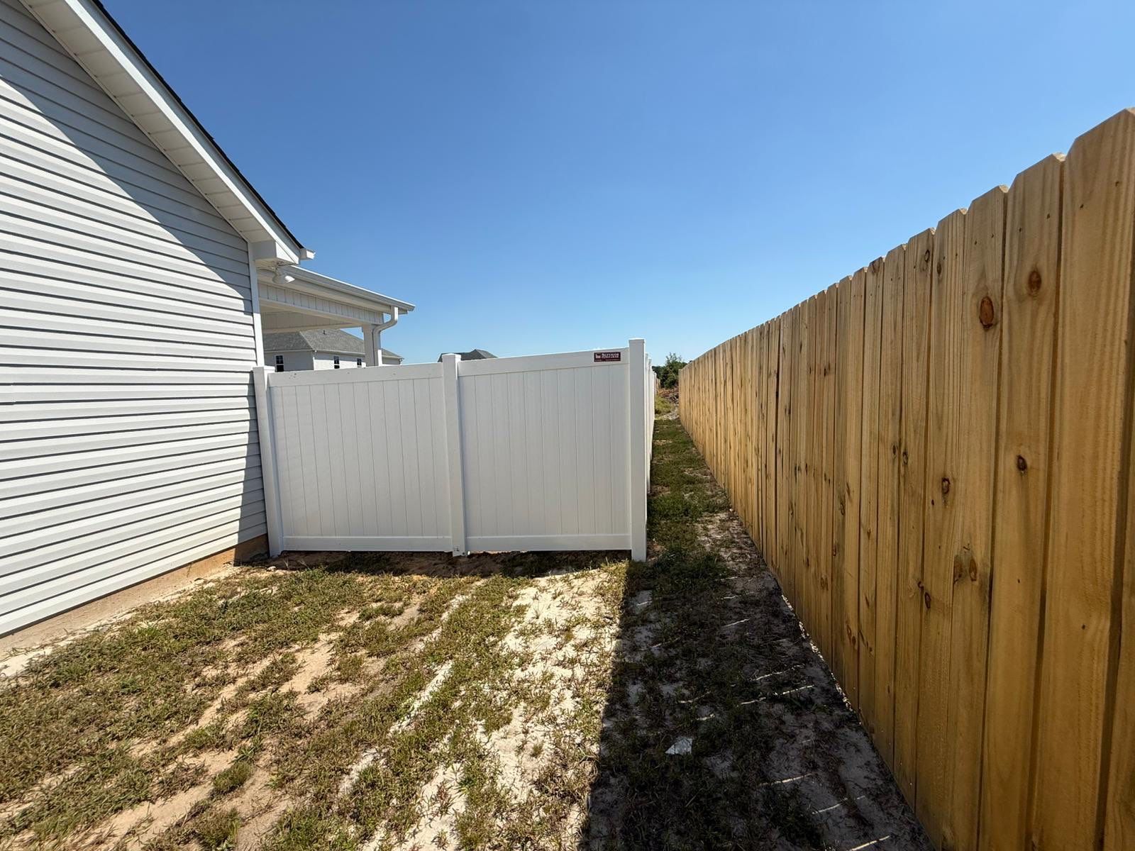 Hamilton Vinyl Privacy Project in Linden by Superior Fence and Rail