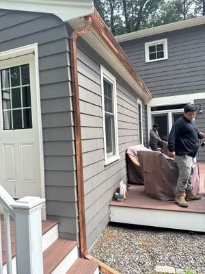 Copper Gutter Replacement in Concord