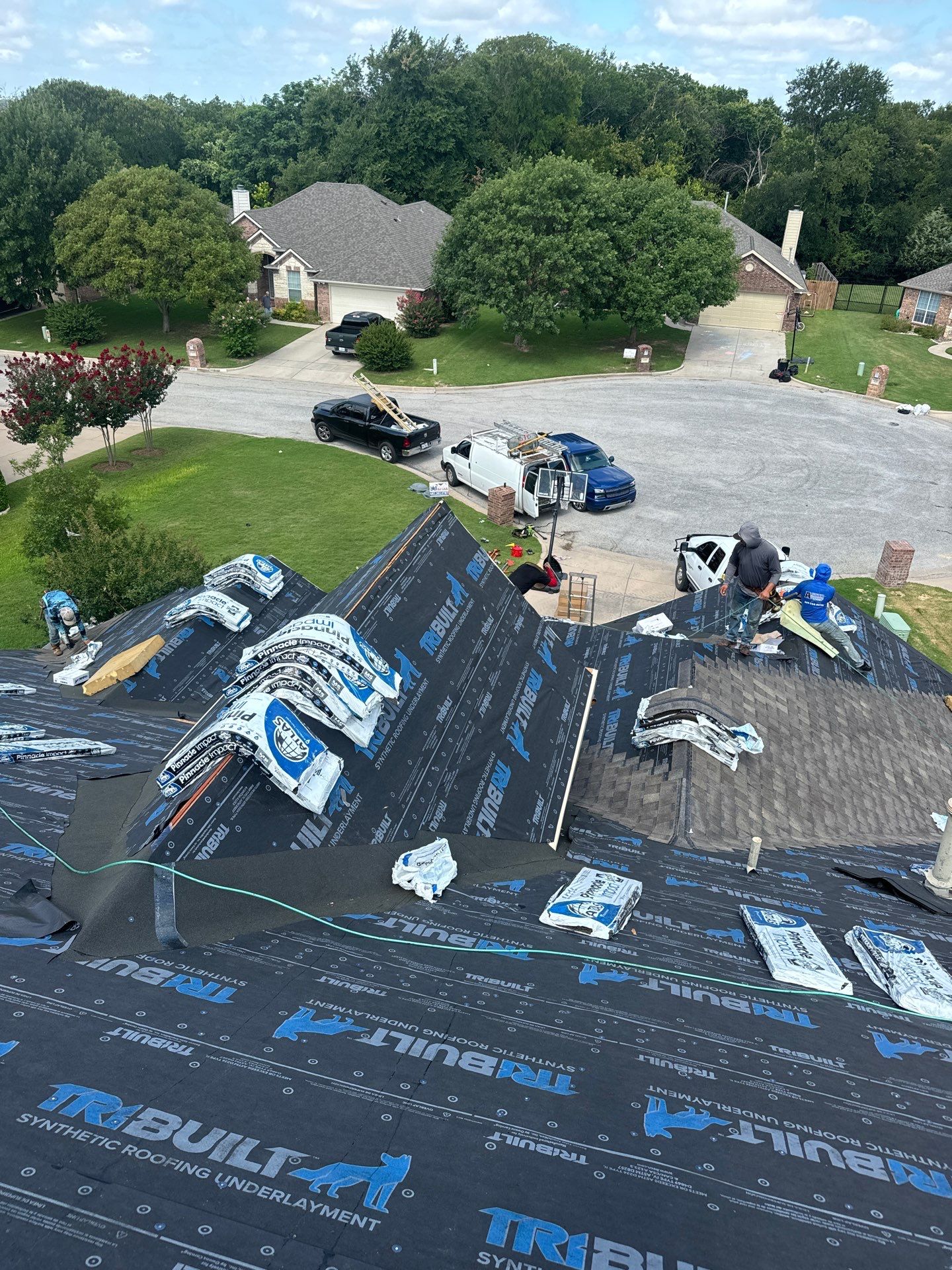 Project in Weatherford by Lonestar Roofing and Restoration LLC.
