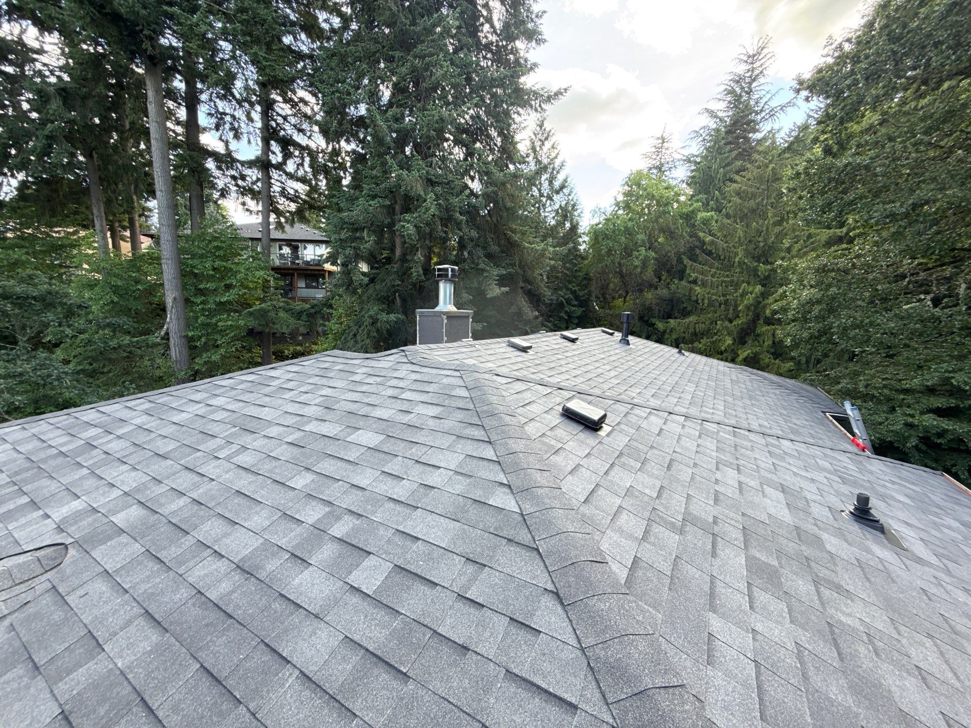 Project in West linn by Tom Leach Roofing