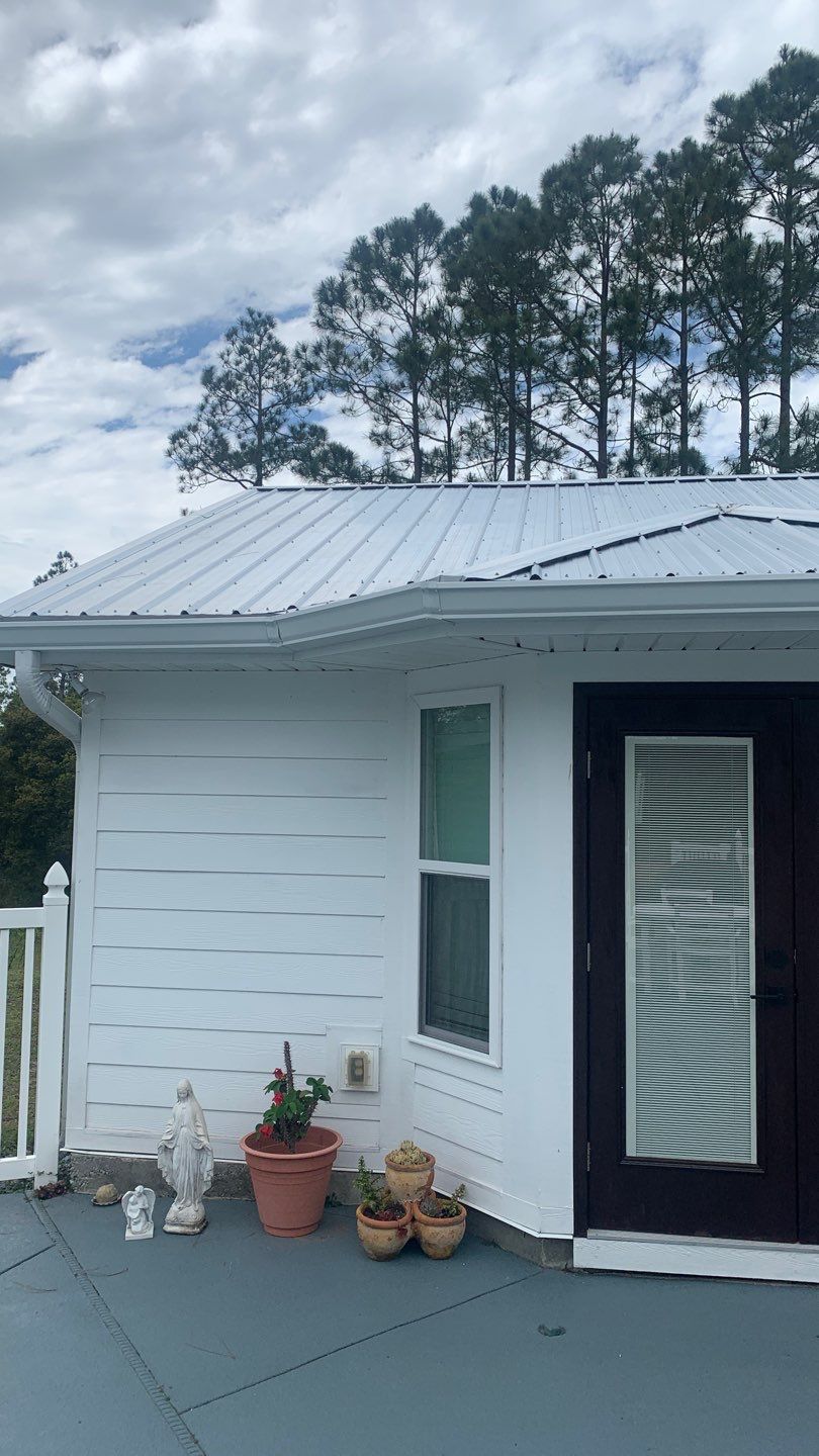 Gutter Installation Using White K-Style Gutters by Gutter Professors