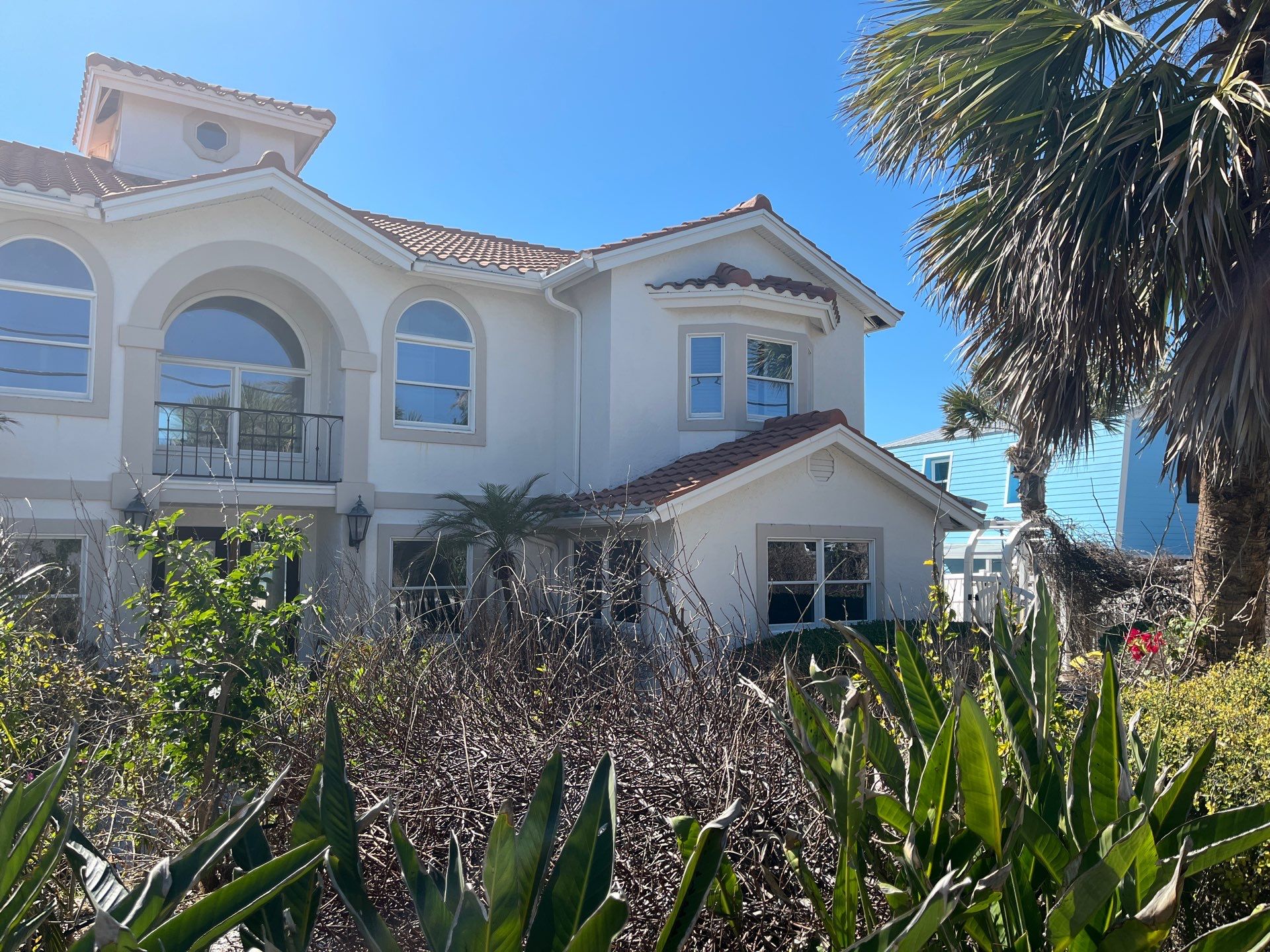 White Soffit and Fascia Upgrade in Nokomis FL by Gutter Professors
