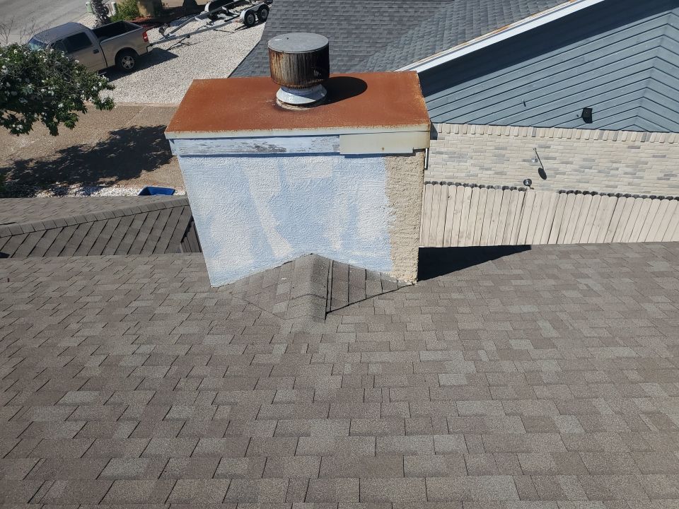 Chimney Cap Replacement with Roof Repairs by Lighthouse Roofing