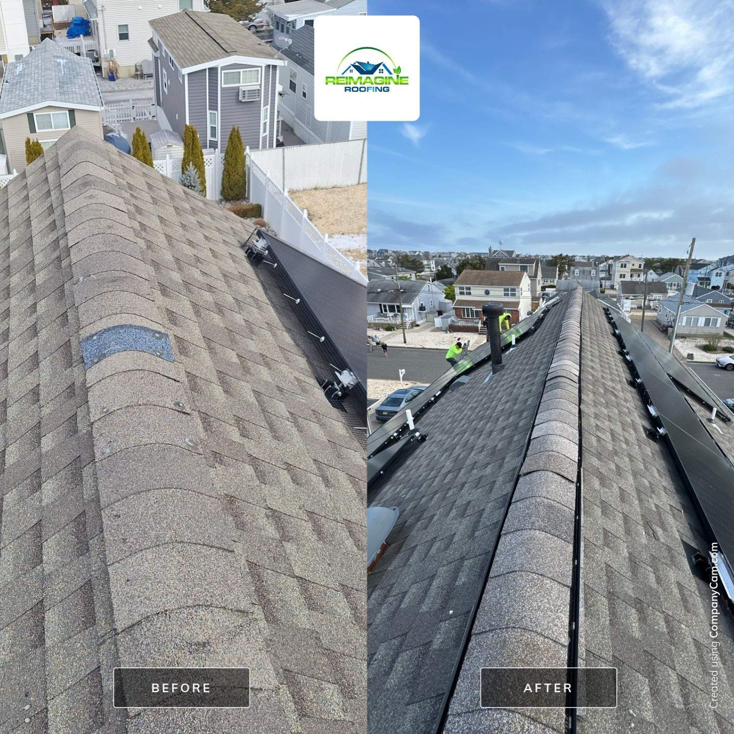 Estate Gray Shingles by Reimagine Roofing