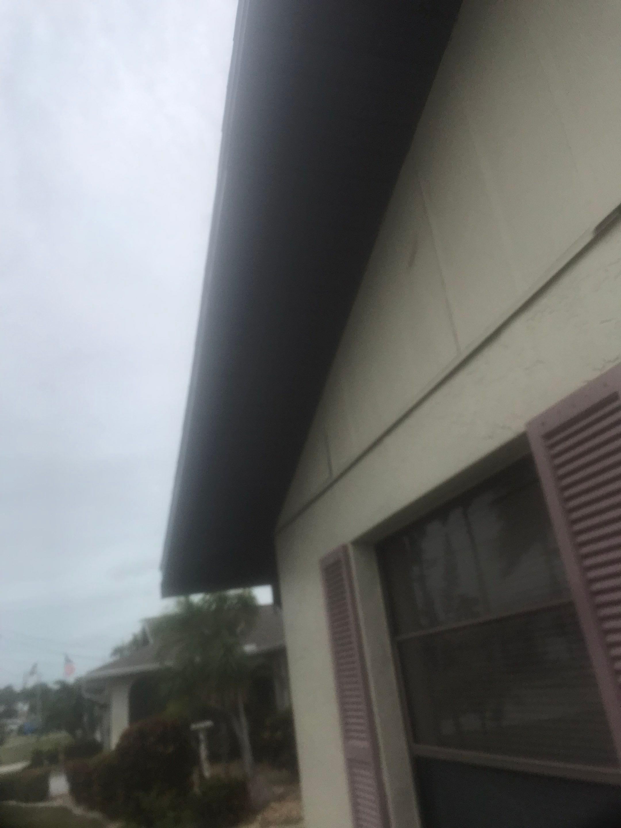 6-inch Aluminum Bronze Seamless Project with Downspouts, Splash Guards. Soffit&Fascia in Cape Coral FL by Gutter Professors