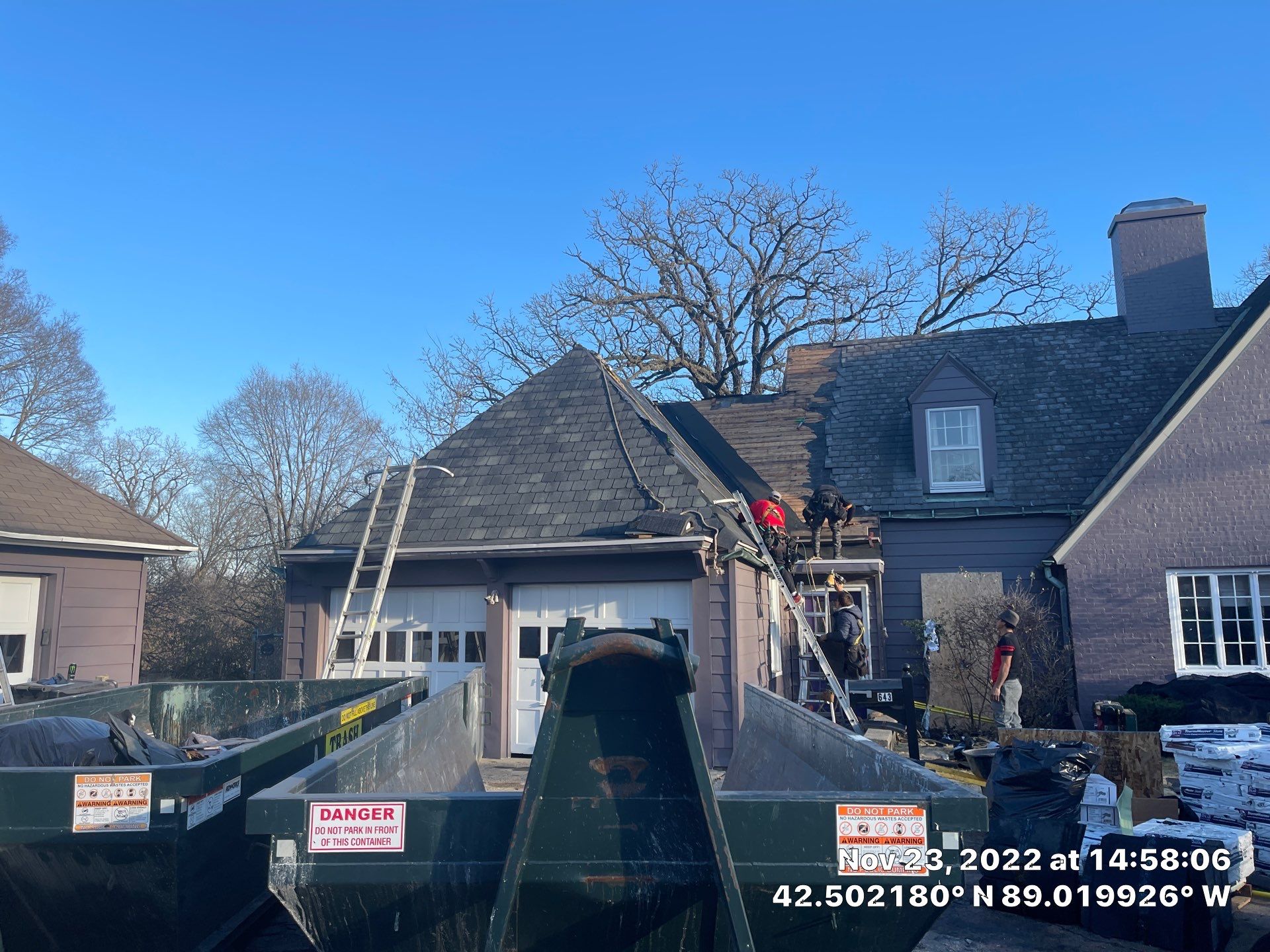 Slate Roof Removal using Atlas Storm Master Slate by Total Exteriors
