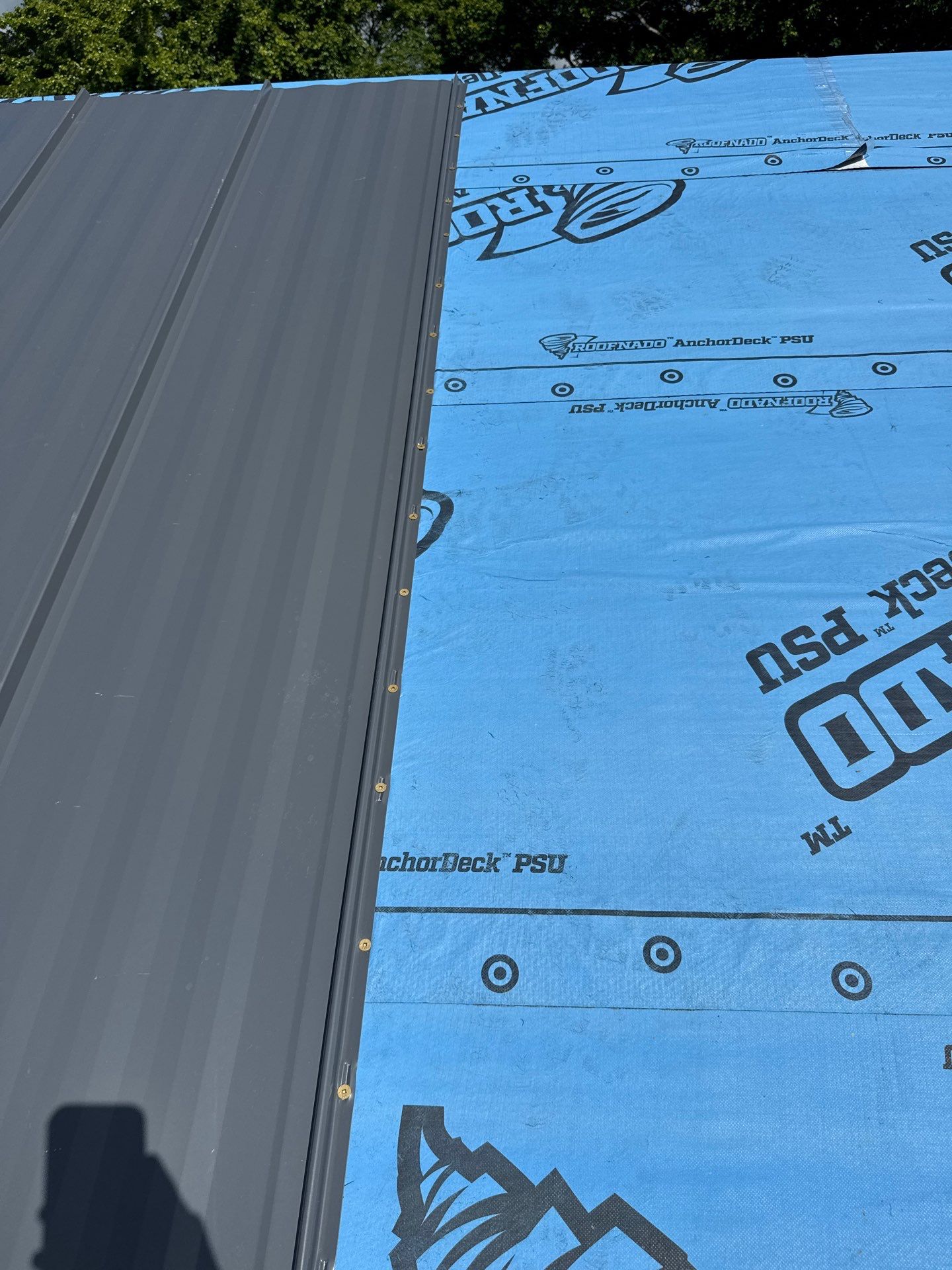 Residential Remodel using 1" Nail strip metal roof by BLUES BROTHERS ROOFING