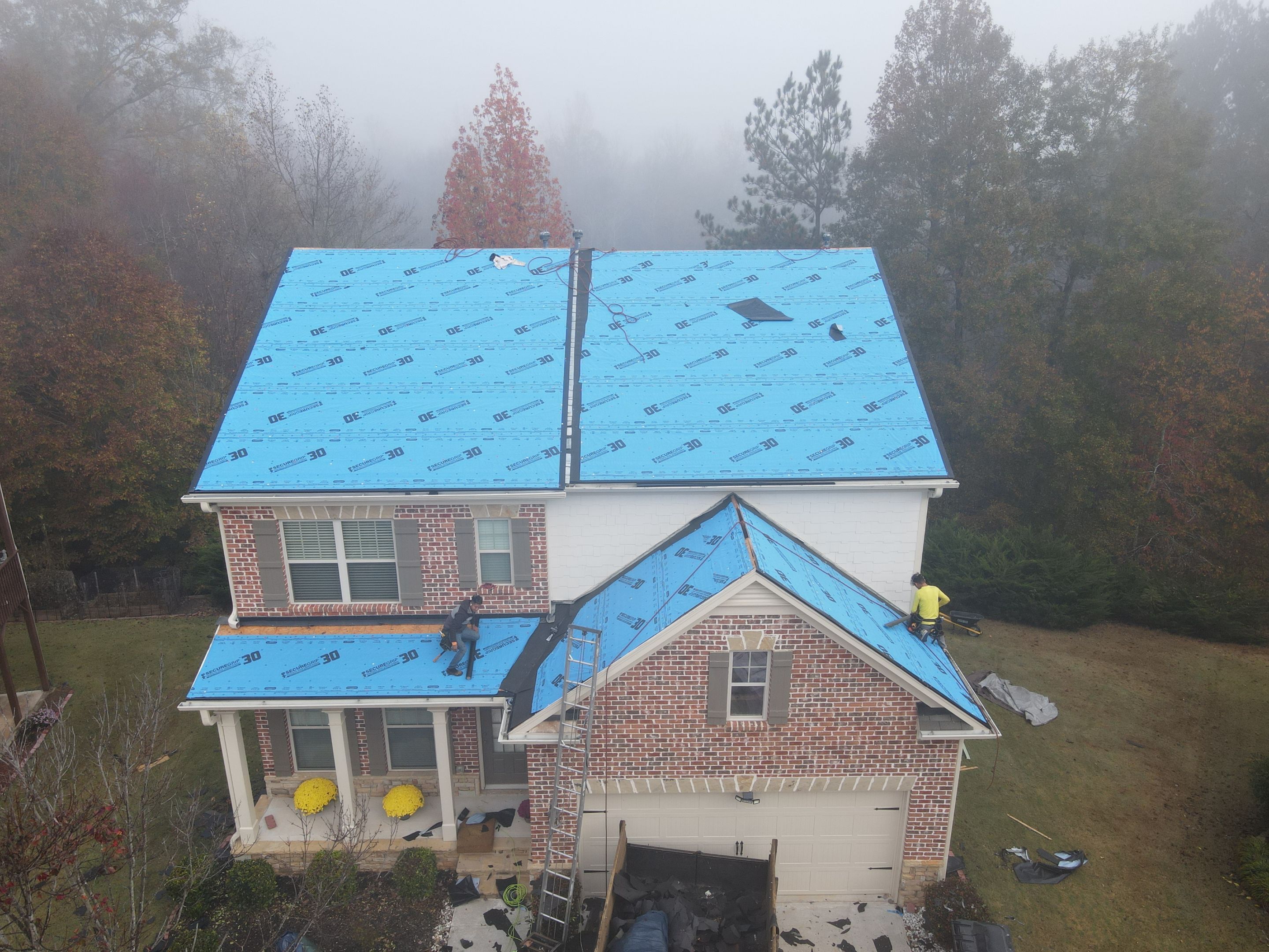 Residential Roofing Installation using Owens Corning by Inspector Roofing and Restoration