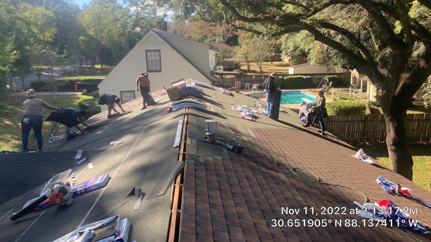Residential Roofing Installation using Roof Replacement by American Roofing & Construction LLC