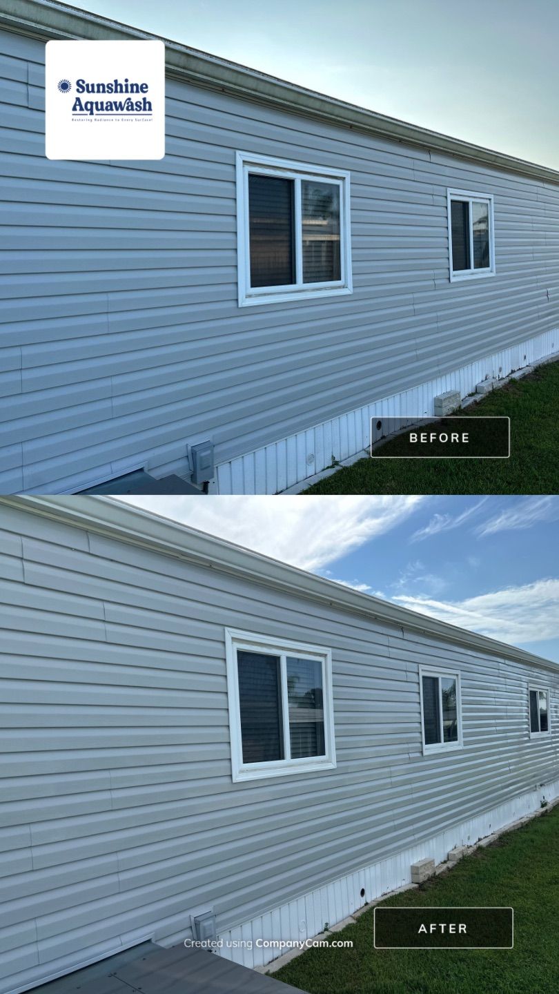 🏡 Mobile Home Soft Wash – Colony Cove, Ellenton, FL by Sunshine AquaWash